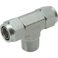 ニホンピスコ PISCO SUS316締付継手 ティーチューブ1613ねじR1/2 NSB161304 1個