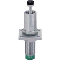 CKD CKD ショックアブソーバ ショックキラー フランジ形 ストップナット・先端キャップ付 ストローク6mm NCKFA0.3N1C 1個