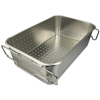 スギコ SUGICO ステンレスバット 188給食バット運搬型(積み重ねハンドル付) 穴明 フランジタイプ:半カール 深さ185mm SH60387PF 1個