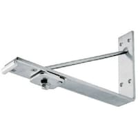 岡田装飾金物 岡田 カーテンレール D40持出Sブラケット 250mm用 15Y07 1個