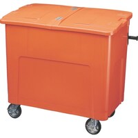 積水テクノ成型 積水 集積保管庫 リサイクルカートアウトバー0.6 オレンジ RCJ6O 1台