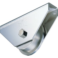 ヨコヅナ ヨコヅナ 440Cベアリング入ステンレス重量戸車 150mm トロ JCS1507 1個