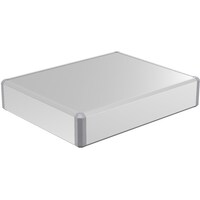 タカチ電機工業 タカチ アルミボックス W500×H100.4×D400 シルバー/グレー FC105040GS 1台