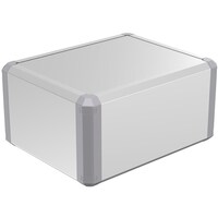 タカチ電機工業 タカチ アルミボックス W250×H125.4×D200 シルバー/グレー FC132520GS 1台