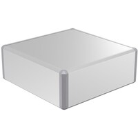 タカチ電機工業 タカチ アルミボックス W400×H150.4×D400 シルバー/グレー FC154040GS 1台