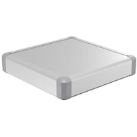 タカチ電機工業 タカチ アルミボックス W190×H37.9×D190 シルバー/グレー FC41919GS 1台