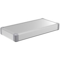 タカチ電機工業 タカチ アルミボックス W290×H37.9×D140 シルバー/グレー FC42914GS 1台
