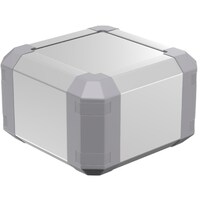 タカチ電機工業 タカチ アルミボックス W100×H62.9×D100 シルバー/グレー FC61010GS 1台