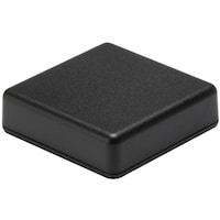 タカチ電機工業 タカチ ビス止めプラケース W50×H15×D50 ブラック TW525B 1個