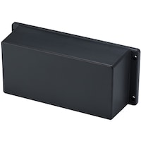 タカチ電機工業 タカチ 足付難燃性プラケース W110.3×H75×D220 ダークグレー TWF11822D 1個