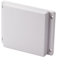 タカチ電機工業 タカチ 足付難燃性プラケース W125.6×H25×D125 オフホワイト TWF13313W 1個