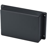 タカチ電機工業 タカチ 足付難燃性プラケース W125.6×H45×D175 ダークグレー TWF13518D 1個