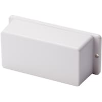 タカチ電機工業 タカチ 足付難燃性プラケース W65.5×H50×D130 オフホワイト TWF7513W 1個