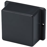 タカチ電機工業 タカチ 足付難燃性プラケース W80.6×H43.5×D80 ダークグレー TWF848D 1個