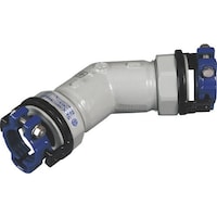 川西水道機器 SKカワニシ 塩ビ管用継手 SKX45°エルボV40 SKX45LV40 1個