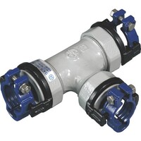 川西水道機器 SKカワニシ 塩ビ管用継手 SKXナット付チーズV30×V30 SKXNTV30XV30 1個