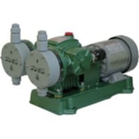 共立機巧 KUK 2連式ダイヤフラム定量ポンプ PVC製 200(V) 400(W) 屋外型 D6000P 1台