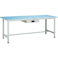 トラスコ中山 TRUSCO 軽荷重作業台(180kg)BO型 900X750XH740 薄型1段引出付 ホワイト色 BOR0975UDK1 1台