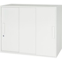 ダイシン DAISHIN 壁面収納庫 3枚引戸型 上下兼用W800 ホワイト V84007TS 1台