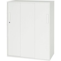 ダイシン DAISHIN 壁面収納庫 3枚引戸型 下置き専用W800 ホワイト V84011TS 1台