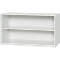 ダイシン DAISHIN 壁面収納庫 オープン型 上置き専用D450 ホワイト V94505K 1台