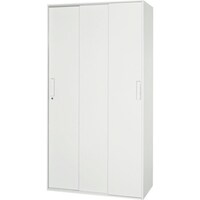 ダイシン DAISHIN 壁面収納庫 3枚引戸型 下置き専用D450 ホワイト V94518TS 1台