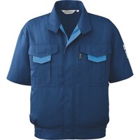 ミドリ安全 ミドリ安全 春夏 エコ帯電防止 半袖ブルゾン ネイビー 4L RCS197UE4L 1着
