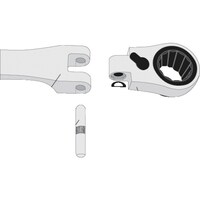 TONE TONE 超ロング首振ラチェットめがねレンチ用リペアキット10mm用 RKRMA10 1S