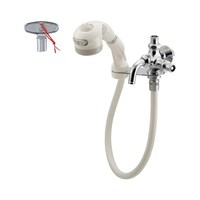 カクダイ 共用ペット用双口水栓