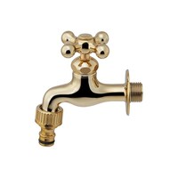 カクダイ 横水栓アンティークゴールド