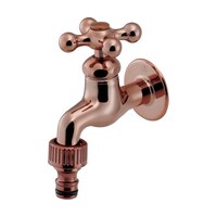 カクダイ 横水栓カッパーブラウン