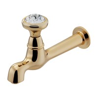 カクダイ 横水栓ロングアンティークGD