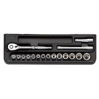 京都機械工具 17組 6.3SQ ソケットレンチセットミリ