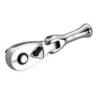 京都機械工具 9.5SQ 36ギア コンパクトショートフレックスラチェットハンドル 80mm