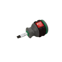 京都機械工具 樹脂柄マイナススタッビドライバー 6mm幅