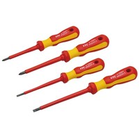 京都機械工具 4本組 絶縁ドライバセット