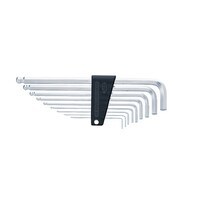 京都機械工具 9本組 ハイグレードボールポイントL形ロング六角棒レンチセット