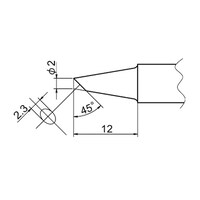 白光 T20シリーズ こて先 2BC型