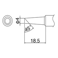 白光 T19シリーズ こて先 4C型