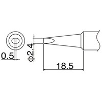 白光 T19シリーズ こて先 2.4D型