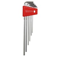 PBスイスツールズ 6本組 ロング六角棒レンチセット L型 ホルダー付 パッケージ入