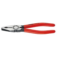 KNIPEX ペンチ 180mm プラスチックコーティングハンドル
