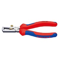 KNIPEX エンドワイヤーストリッパー 160mm コンフォートハンドル 亜鉛合金メッキ