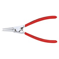 KNIPEX 軸用スナップリングプライヤー 直 黒防錆コート プラスチックコーティングハンドル φ1960