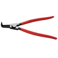 KNIPEX 90゜先曲 軸用スナップリングプライヤー 黒防錆コート プラスチックコーティングハンドル φ85140