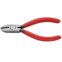 KNIPEX 斜ニッパー 110mm プラスチックコーティングハンドル 黒防錆コート