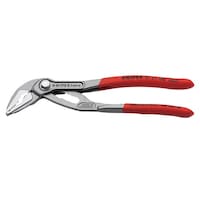 KNIPEX CobraESコブラエクストラ スリムウォーターポンププライヤー 180mm 滑り止めプラスチックコーティングハンドル パック入