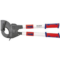 KNIPEX ラチェット式 ケーブルカッター(伸縮式) 630mm コンフォートハンドル