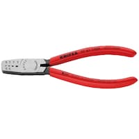 KNIPEX エンドスリーブ用圧着ペンチ 145mm プラスチックコーティングハンドル