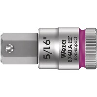 Wera 差込角1/4DR 保持機能を備えたヘックスプラスビットソケット 先端サイズ5/16inch 全長28mm